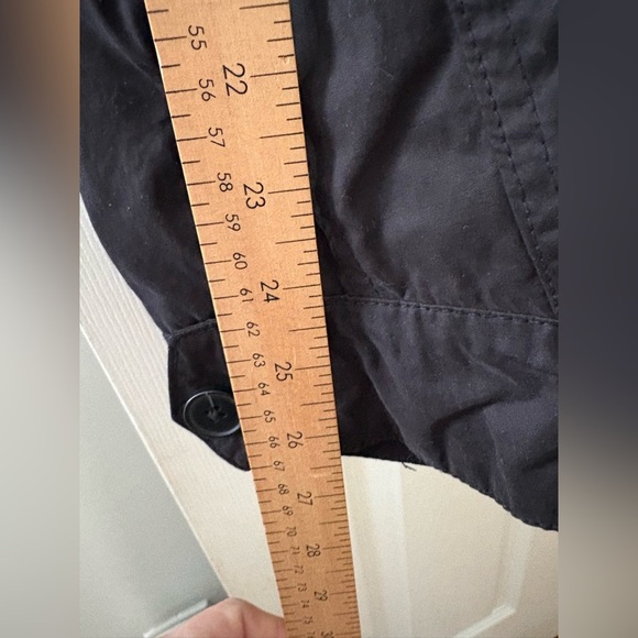 ASOS men’s black cross over jacket size large hooded with buttons - Picture 6 of 9